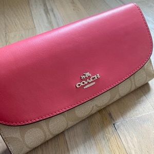 Coach leather wallet